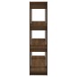 vidaXL Bücherregal/Raumteiler Braun Eichen-Optik 100×30×123,5 cm vidaXL Bücherregal/Raumteiler Braun Eichen-Optik 100×30×123,5 cm