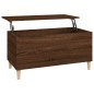 vidaXL Couchtisch Braun Eichen-Optik 90x44,5x45 cm Holzwerkstoff vidaXL Couchtisch Braun Eichen-Optik 90x44,5x45 cm Holzwerkstoff