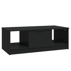 vidaXL Couchtisch Schwarz 102x50x36 cm Holzwerkstoff