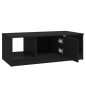 vidaXL Couchtisch Schwarz 102x50x36 cm Holzwerkstoff vidaXL Couchtisch Schwarz 102x50x36 cm Holzwerkstoff