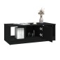 vidaXL Couchtisch Schwarz 102x50x36 cm Holzwerkstoff vidaXL Couchtisch Schwarz 102x50x36 cm Holzwerkstoff