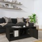 vidaXL Couchtisch Schwarz 102x50x36 cm Holzwerkstoff vidaXL Couchtisch Schwarz 102x50x36 cm Holzwerkstoff