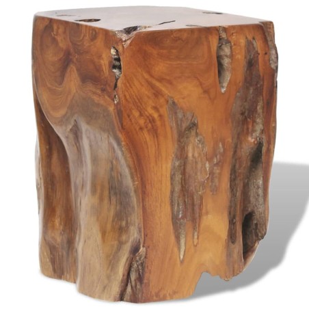 vidaXL Hocker Massivholz Teak