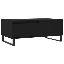 vidaXL Couchtisch Schwarz 90x50x36,5 cm Holzwerkstoff