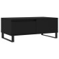 vidaXL Couchtisch Schwarz 90x50x36,5 cm Holzwerkstoff vidaXL Couchtisch Schwarz 90x50x36,5 cm Holzwerkstoff