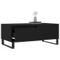 vidaXL Couchtisch Schwarz 90x50x36,5 cm Holzwerkstoff vidaXL Couchtisch Schwarz 90x50x36,5 cm Holzwerkstoff