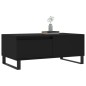 vidaXL Couchtisch Schwarz 90x50x36,5 cm Holzwerkstoff vidaXL Couchtisch Schwarz 90x50x36,5 cm Holzwerkstoff