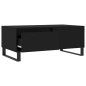 vidaXL Couchtisch Schwarz 90x50x36,5 cm Holzwerkstoff vidaXL Couchtisch Schwarz 90x50x36,5 cm Holzwerkstoff