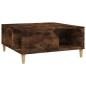 vidaXL Couchtisch Räuchereiche 80x80x36,5 cm Holzwerkstoff vidaXL Couchtisch Räuchereiche 80x80x36,5 cm Holzwerkstoff