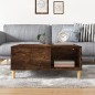 vidaXL Couchtisch Räuchereiche 80x80x36,5 cm Holzwerkstoff vidaXL Couchtisch Räuchereiche 80x80x36,5 cm Holzwerkstoff