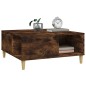 vidaXL Couchtisch Räuchereiche 80x80x36,5 cm Holzwerkstoff vidaXL Couchtisch Räuchereiche 80x80x36,5 cm Holzwerkstoff