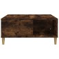vidaXL Couchtisch Räuchereiche 80x80x36,5 cm Holzwerkstoff vidaXL Couchtisch Räuchereiche 80x80x36,5 cm Holzwerkstoff