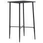 vidaXL Bartisch Schwarz 60 x 60 x 111 cm MDF vidaXL Bartisch Schwarz 60 x 60 x 111 cm MDF