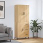 vidaXL Highboard Sonoma-Eiche 69,5x34x180 cm Holzwerkstoff vidaXL Highboard Sonoma-Eiche 69,5x34x180 cm Holzwerkstoff