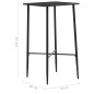 vidaXL Bartisch Schwarz 60 x 60 x 111 cm MDF vidaXL Bartisch Schwarz 60 x 60 x 111 cm MDF