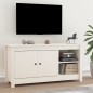 vidaXL TV-Schrank Weiß 103x36,5x52 cm Massivholz Kiefer vidaXL TV-Schrank Weiß 103x36,5x52 cm Massivholz Kiefer