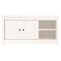 vidaXL TV-Schrank Weiß 103x36,5x52 cm Massivholz Kiefer vidaXL TV-Schrank Weiß 103x36,5x52 cm Massivholz Kiefer