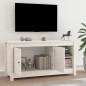 vidaXL TV-Schrank Weiß 103x36,5x52 cm Massivholz Kiefer vidaXL TV-Schrank Weiß 103x36,5x52 cm Massivholz Kiefer