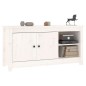 vidaXL TV-Schrank Weiß 103x36,5x52 cm Massivholz Kiefer vidaXL TV-Schrank Weiß 103x36,5x52 cm Massivholz Kiefer