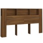 vidaXL Kopfteil mit Ablagen Braun Eichen-Optik 180x18,5x104,5 cm vidaXL Kopfteil mit Ablagen Braun Eichen-Optik 180x18,5x104,5 cm