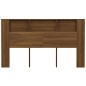 vidaXL Kopfteil mit Ablagen Braun Eichen-Optik 180x18,5x104,5 cm vidaXL Kopfteil mit Ablagen Braun Eichen-Optik 180x18,5x104,5 cm