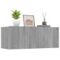 vidaXL TV-Schränke 2 Stk. Grau Sonoma 80x30x30 cm Holzwerkstoff vidaXL TV-Schränke 2 Stk. Grau Sonoma 80x30x30 cm Holzwerkstoff