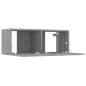 vidaXL TV-Schränke 2 Stk. Grau Sonoma 80x30x30 cm Holzwerkstoff vidaXL TV-Schränke 2 Stk. Grau Sonoma 80x30x30 cm Holzwerkstoff