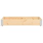 vidaXL Paletten-Aufsatzrahmen 50x150 cm Kiefer Massivholz vidaXL Paletten-Aufsatzrahmen 50x150 cm Kiefer Massivholz