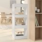 vidaXL Bücherregal/Raumteiler Weiß 40x30x103 cm Holzwerkstoff vidaXL Bücherregal/Raumteiler Weiß 40x30x103 cm Holzwerkstoff