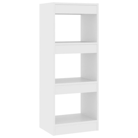 vidaXL Bücherregal/Raumteiler Weiß 40x30x103 cm Holzwerkstoff