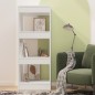 vidaXL Bücherregal/Raumteiler Weiß 40x30x103 cm Holzwerkstoff vidaXL Bücherregal/Raumteiler Weiß 40x30x103 cm Holzwerkstoff