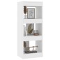 vidaXL Bücherregal/Raumteiler Weiß 40x30x103 cm Holzwerkstoff vidaXL Bücherregal/Raumteiler Weiß 40x30x103 cm Holzwerkstoff