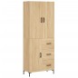 vidaXL Highboard Sonoma-Eiche 69,5x34x180 cm Holzwerkstoff vidaXL Highboard Sonoma-Eiche 69,5x34x180 cm Holzwerkstoff