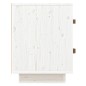 vidaXL Nachttisch Weiß 40x34x45 cm Massivholz Kiefer vidaXL Nachttisch Weiß 40x34x45 cm Massivholz Kiefer