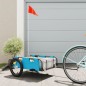Fahrradanhänger Blau Oxford-Gewebe und Eisen Fahrradanhänger Blau Oxford-Gewebe und Eisen