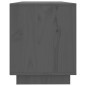 vidaXL TV-Schrank Grau 110,5x35x44 cm Massivholz Kiefer vidaXL TV-Schrank Grau 110,5x35x44 cm Massivholz Kiefer