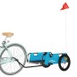 Fahrradanhänger Blau Oxford-Gewebe und Eisen Fahrradanhänger Blau Oxford-Gewebe und Eisen