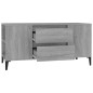 vidaXL TV-Schrank Grau Sonoma 102x44,5x50 cm Holzwerkstoff vidaXL TV-Schrank Grau Sonoma 102x44,5x50 cm Holzwerkstoff