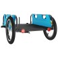 Fahrradanhänger Blau Oxford-Gewebe und Eisen Fahrradanhänger Blau Oxford-Gewebe und Eisen