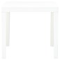 vidaXL Gartentisch Weiß 78 x 78 x 72 cm Kunststoff vidaXL Gartentisch Weiß 78 x 78 x 72 cm Kunststoff
