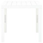 vidaXL Gartentisch Weiß 78 x 78 x 72 cm Kunststoff vidaXL Gartentisch Weiß 78 x 78 x 72 cm Kunststoff
