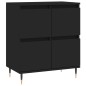 vidaXL Sideboard Schwarz 60x35x70 cm Holzwerkstoff vidaXL Sideboard Schwarz 60x35x70 cm Holzwerkstoff
