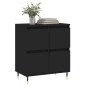 vidaXL Sideboard Schwarz 60x35x70 cm Holzwerkstoff vidaXL Sideboard Schwarz 60x35x70 cm Holzwerkstoff