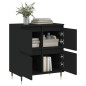 vidaXL Sideboard Schwarz 60x35x70 cm Holzwerkstoff vidaXL Sideboard Schwarz 60x35x70 cm Holzwerkstoff