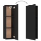 vidaXL 6-tlg. TV-Schrank-Set Schwarz Holzwerkstoff vidaXL 6-tlg. TV-Schrank-Set Schwarz Holzwerkstoff