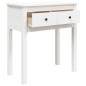 vidaXL Konsolentisch Weiß 70x35x75 cm Massivholz Kiefer vidaXL Konsolentisch Weiß 70x35x75 cm Massivholz Kiefer