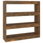 vidaXL Bücherregal/Raumteiler Räuchereiche 100×30×103 cm vidaXL Bücherregal/Raumteiler Räuchereiche 100×30×103 cm