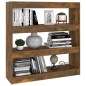 vidaXL Bücherregal/Raumteiler Räuchereiche 100×30×103 cm vidaXL Bücherregal/Raumteiler Räuchereiche 100×30×103 cm