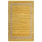 vidaXL Teppich Handgefertigt Jute Gelb 160x230 cm vidaXL Teppich Handgefertigt Jute Gelb 160x230 cm