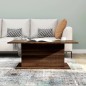 vidaXL Couchtisch Braun Eiche 102x55,5x40 cm Holzwerkstoff vidaXL Couchtisch Braun Eiche 102x55,5x40 cm Holzwerkstoff